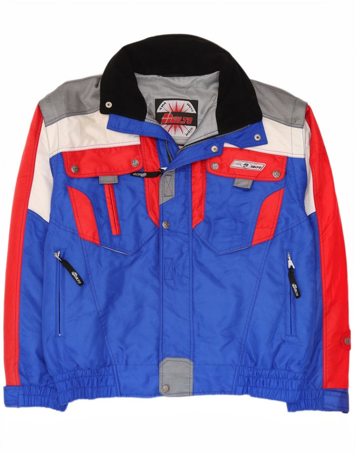 Ανδρικό μπουφάν Dialto Ski IT 56 3XL Blue Colourblock Polyester
