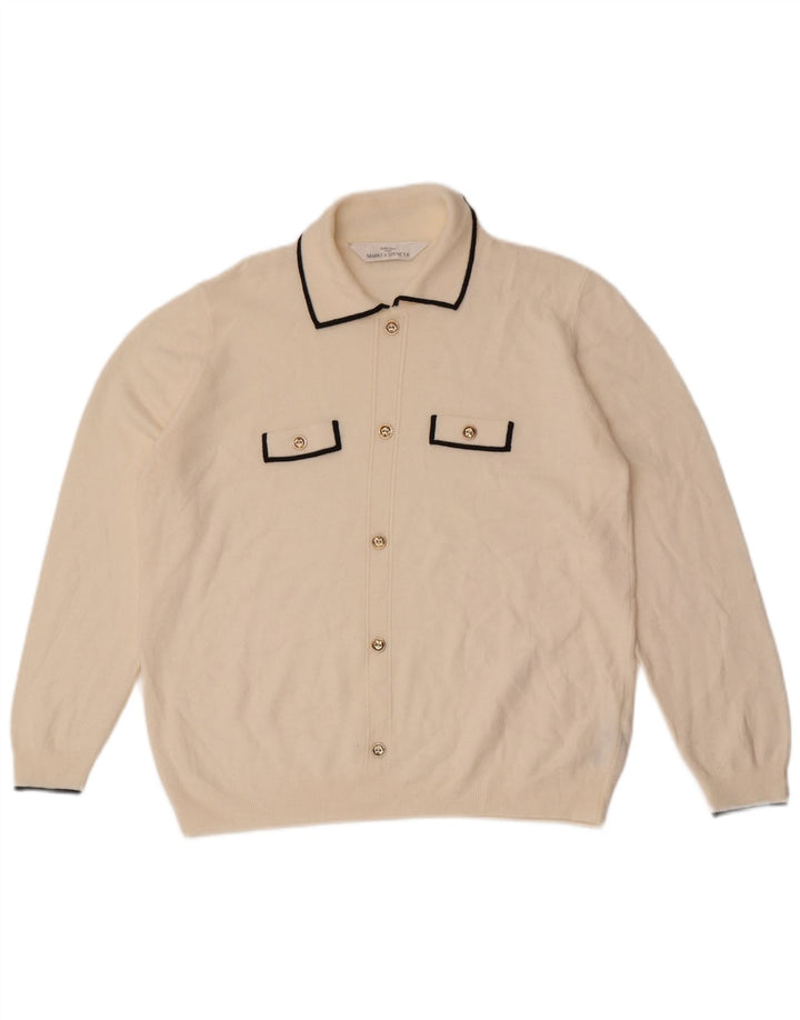 Marks & Spencer Γυναικείο πουλόβερ St. Michael Cardigan UK 16 Large Off White