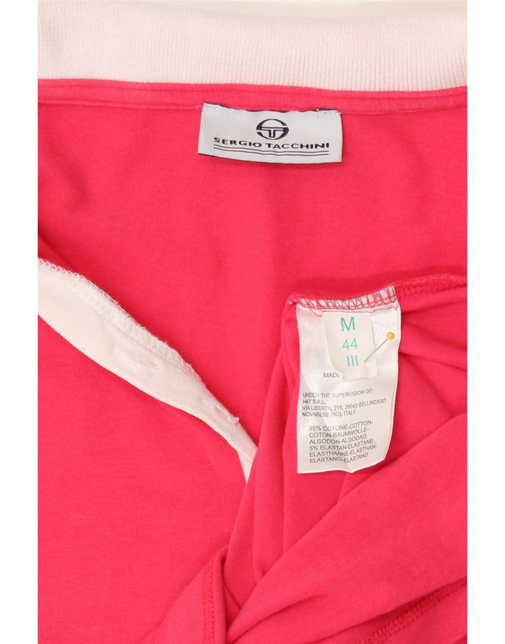 Sergio Tacchini Γυναικείο Πόλο Μπλουζάκι IT 44 Μεσαίο Ροζ Βαμβακερό