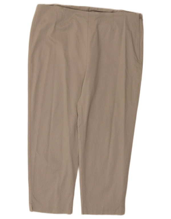 Marks & Spencer Γυναικείο ίσιο παντελόνι Capri UK 14 Large W34 L22 Grey