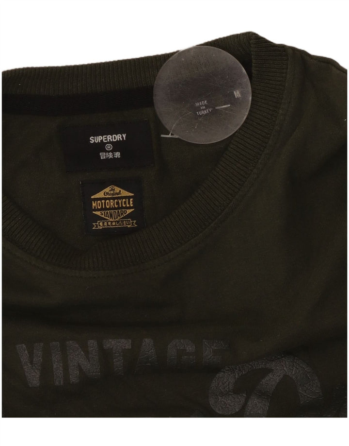 Γραφικό T-Shirt Ανδρική Μοτοσικλέτα SUPERDRY Top Medium Khaki