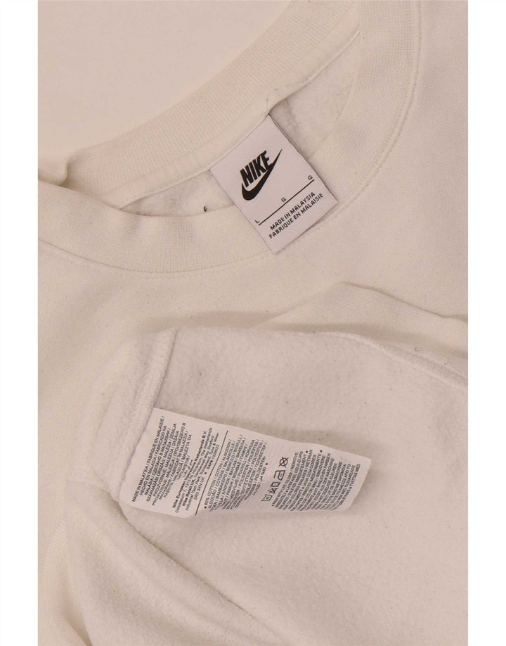 Ανδρικό φούτερ Nike Jumper, μεγάλο λευκό βαμβακερό