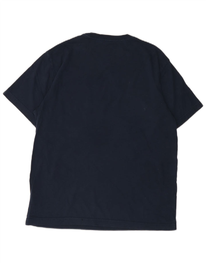 Ανδρικό T-Shirt EDDIE BAUER Τοπ μεσαίου μπλε βαμβακερό