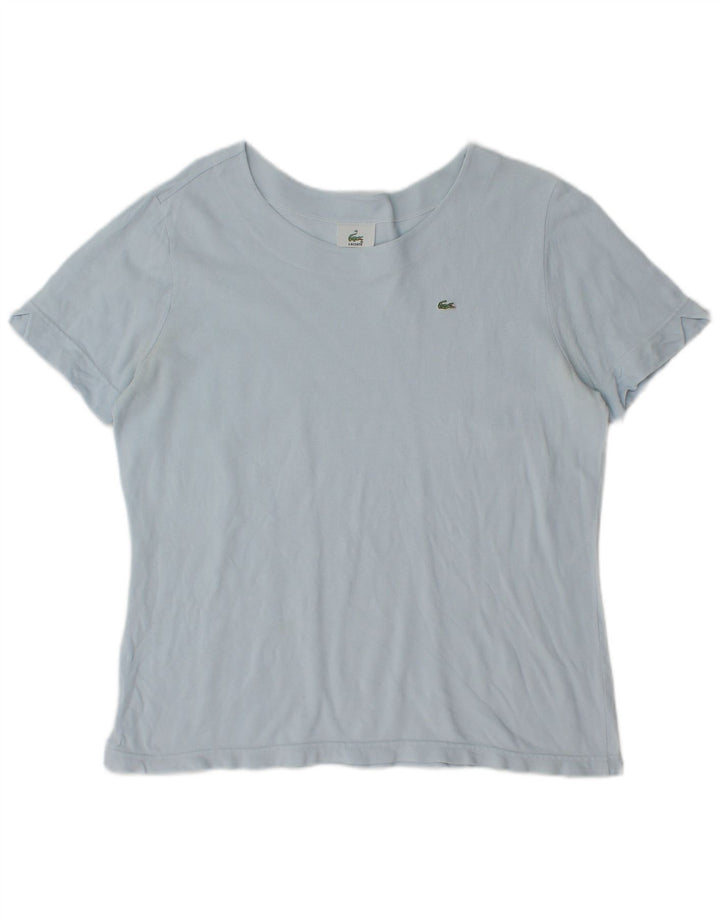 Γυναικείο T-Shirt Lacoste Top Size 48 XL Μπλε βαμβακερό