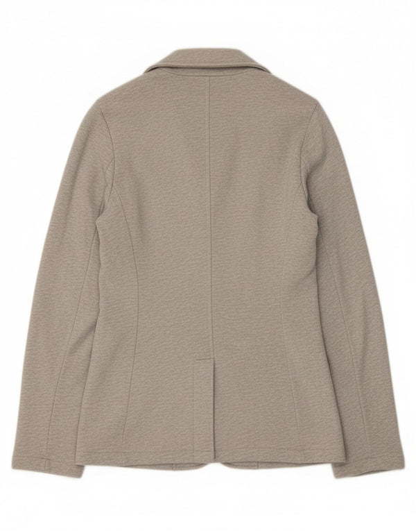 Sun68 Γυναικείο σακάκι 2 κουμπιών UK 14 μεσαίο γκρι βαμβακερό