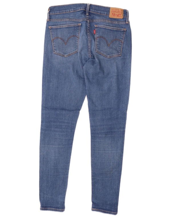 Levi's Womens 710 Super Skinny Jeans W29 L28 Blue Cotton