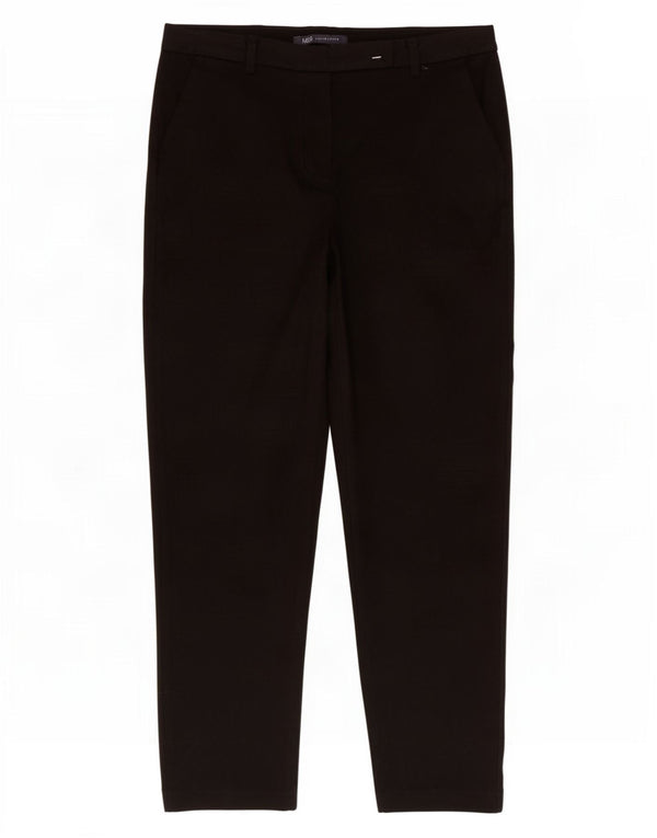 Marks & Spencer Γυναικείο ίσιο casual παντελόνι UK 12 Medium W30 L26 μαύρο