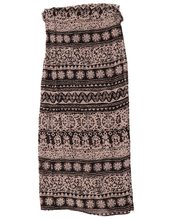 Max & Co. Γυναικεία Ψηλόμεση Wrap Φούστα UK 12 Medium W28 Black Floral