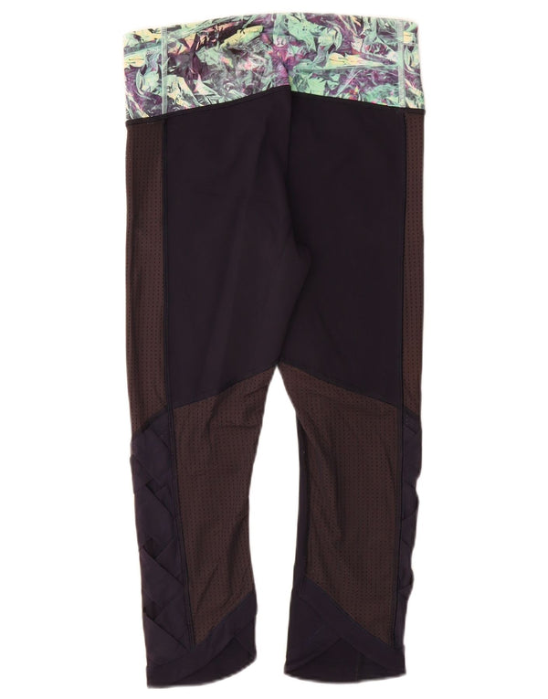 Γυναικείο κολάν Capri Lululemon US 6 Medium Navy Blue Colorblock Nylon