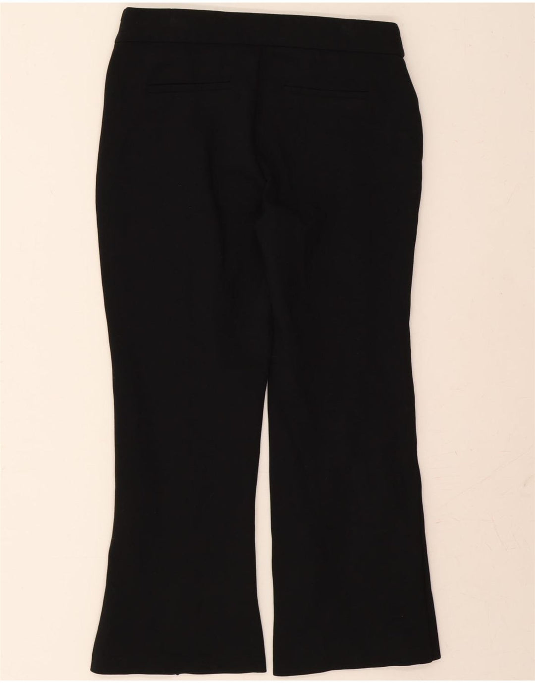 J. CREW Womens Bootcut Casual Trousers US 8 Medium W30 L25 Black Viscose Vintage J. Crew and Second-Hand J. Crew from Messina Hembry 