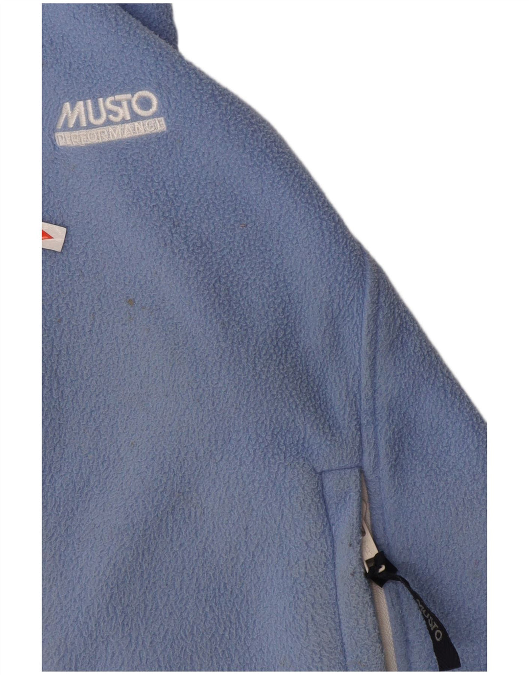 Musto Boys Fleece Gilet 11-12 ετών Medium Blue Colorblock Πολυεστέρας