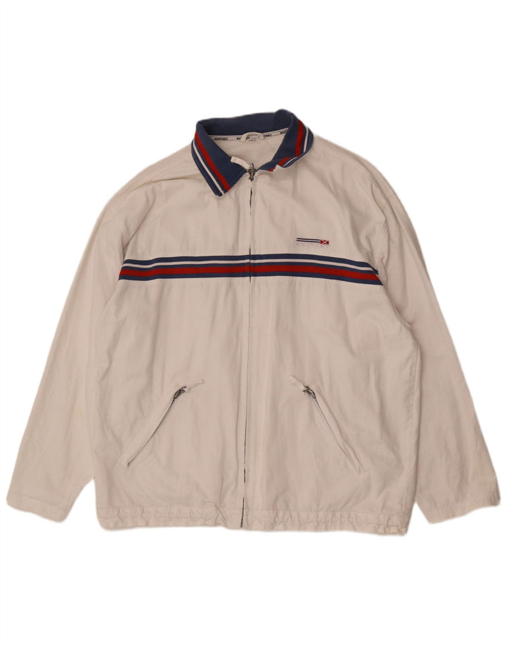 Ανδρική φόρμα Vintage Top Jacket XL White Colourblock Βαμβακερό