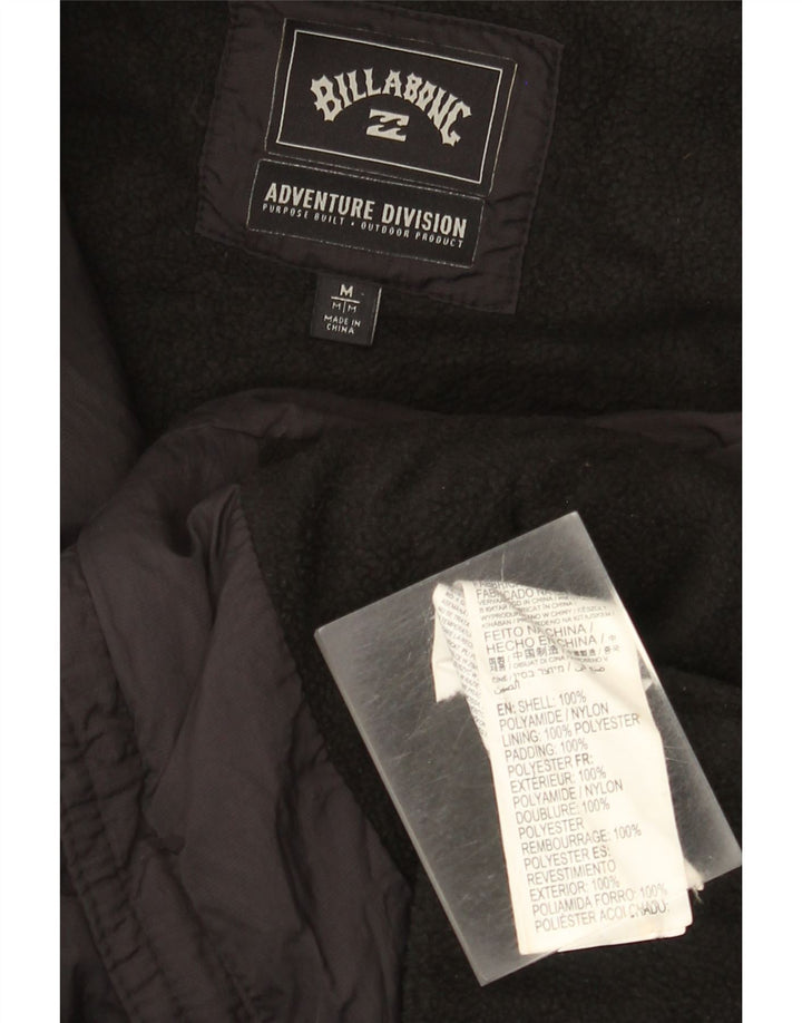 Ανδρικό μπουφάν με κουκούλα Billabong UK 38 Medium Black Nylon