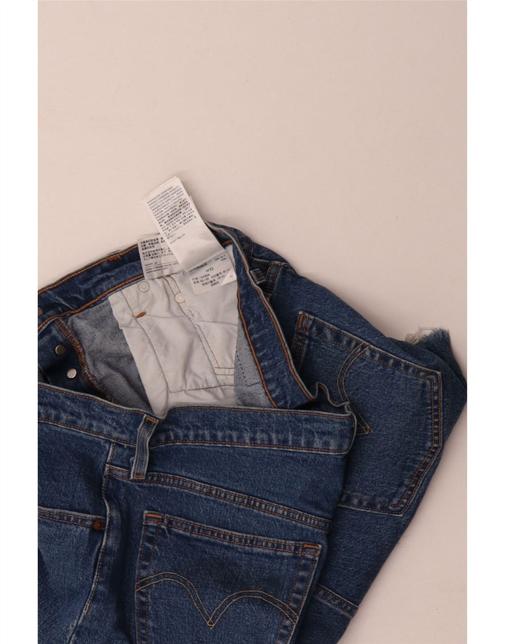 Γυναικείο τζιν σορτς Levi's 501 W32 μεγάλο μπλε βαμβακερό