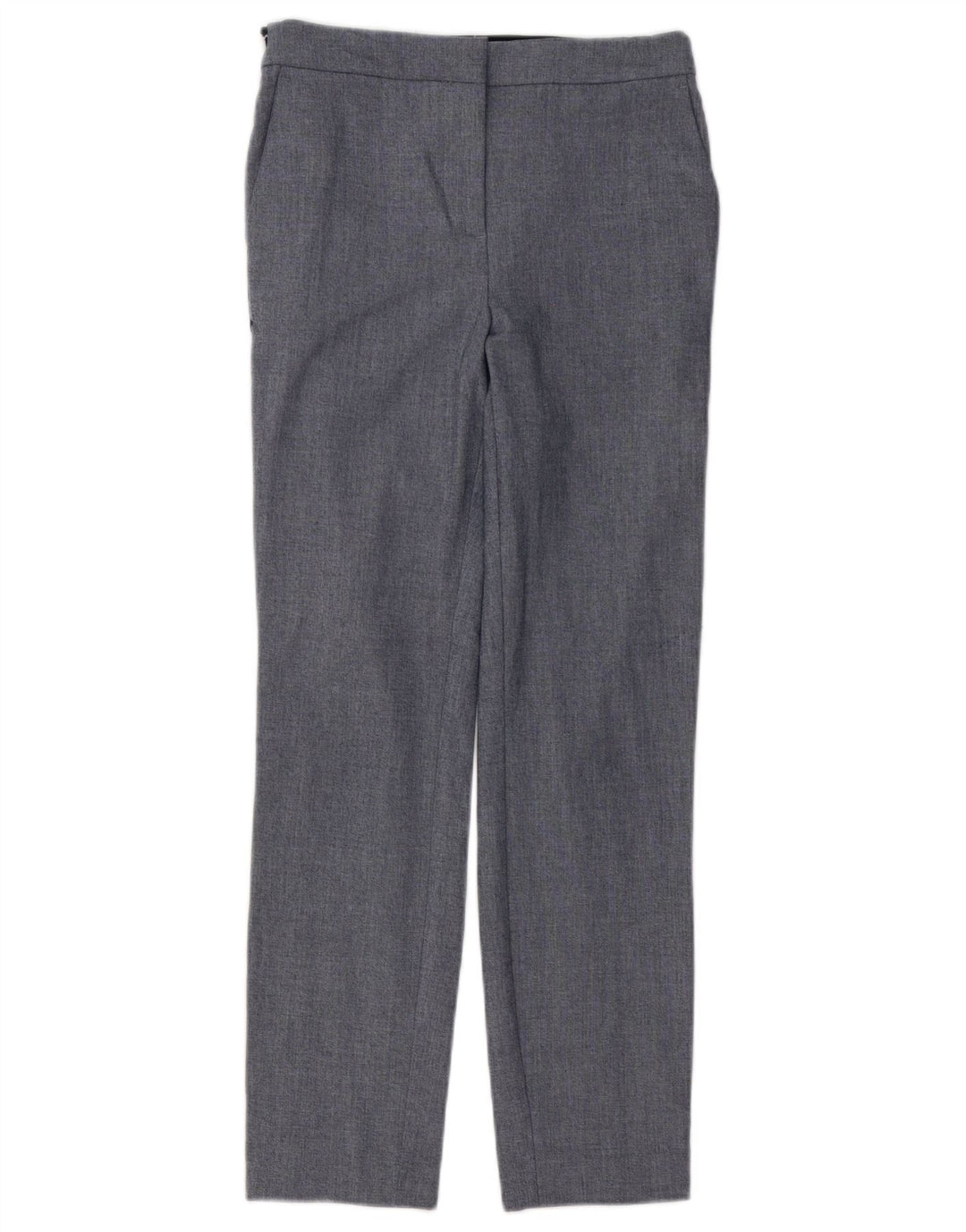 Zara Γυναικείο Slim παντελόνι Chino Μικρό W26 L27 Γκρι ριγέ πολυεστέρα