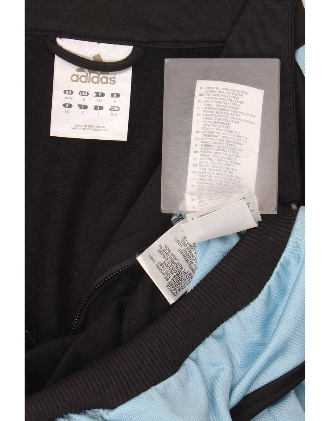 Ανδρική φόρμα Adidas Top Jacket UK 40/42 Medium Black Colourblock