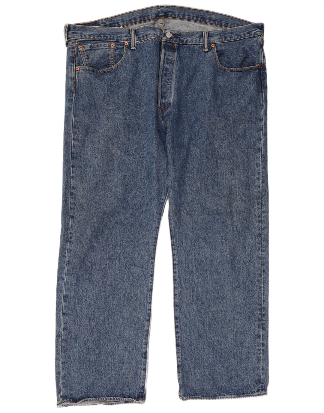 LEVI'S Mens 501 Straight Jeans W44 L30 Blue Cotton Vintage Levi's and Second-Hand Levi's from Messina Hembry 