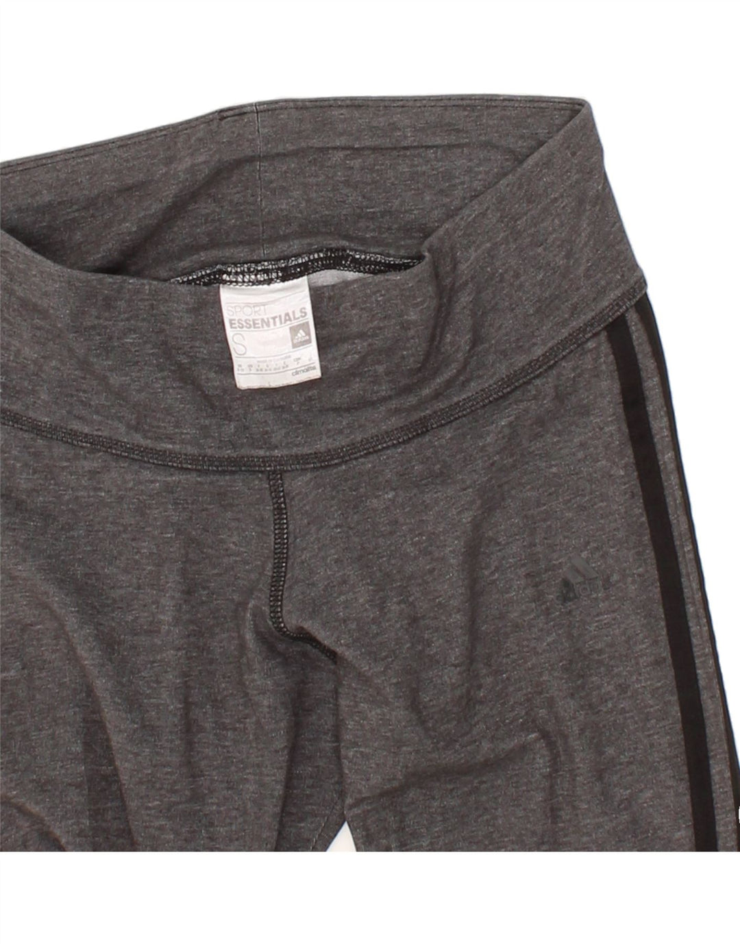 ADIDAS Womens Leggings UK 8/10 Small  Grey Vintage Adidas and Second-Hand Adidas from Messina Hembry 