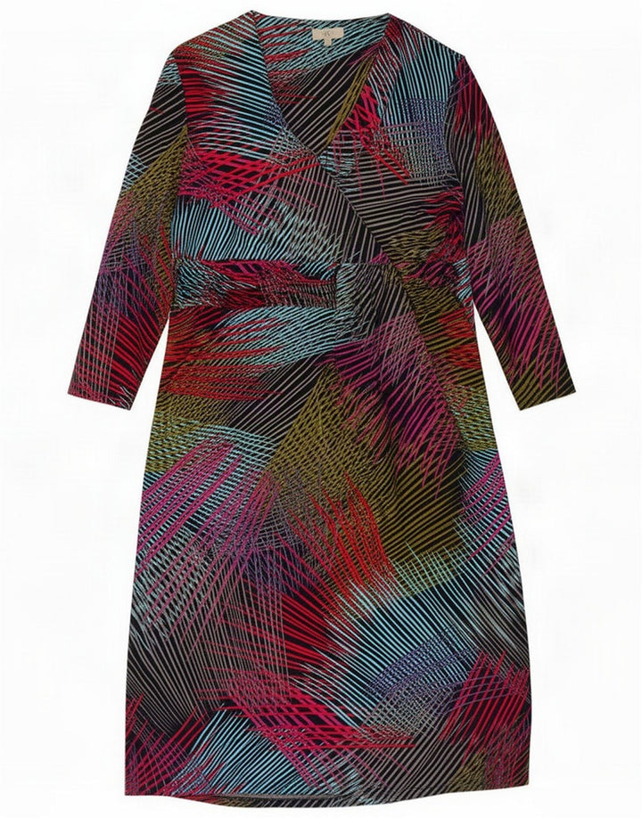 CC Γυναικείο Abstract Pattern Sheath Dress UK 14 Medium Πολύχρωμο