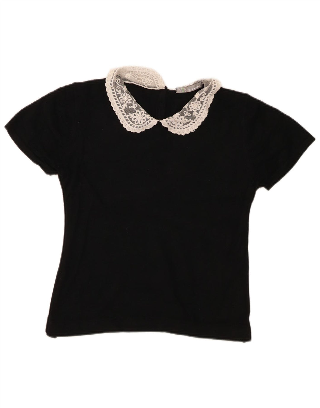 Marks & Spencer Γυναικεία μπλούζα Crop Top UK 12 Medium Black