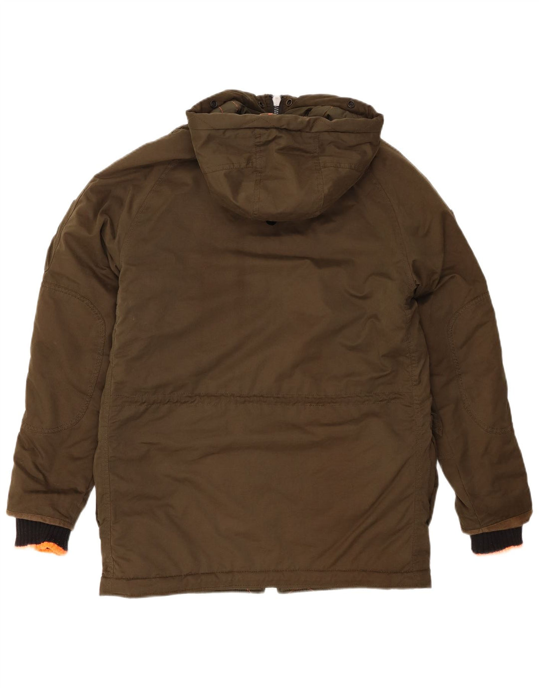 Ανδρικό μπουφάν Parka με κουκούλα SUPERDRY UK 38 Medium Khaki Polyester