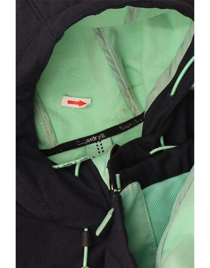 Ανδρικό μπουφάν Windtrekker με κουκούλα Superdry UK 38 Medium Navy Blue