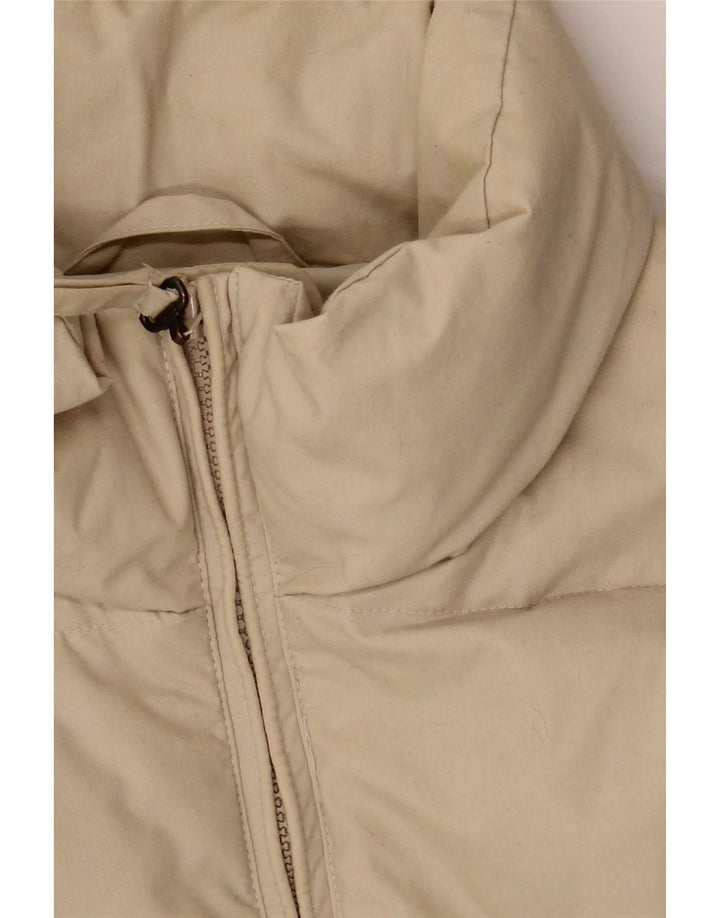 Sergio Tacchini Ανδρικό padded Gilet UK 42 XL Beige Polyester