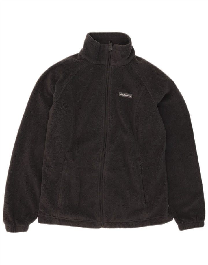 COLUMBIA Γυναικείο Fleece Jacket UK 16 Large Black Polyester