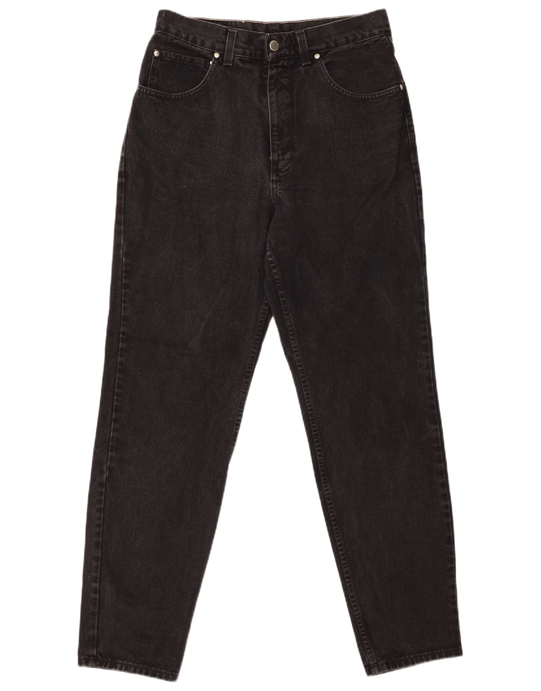 JOOP Γυναικείο Tapered Jeans UK 12 Medium W30 L31 Μαύρο βαμβακερό