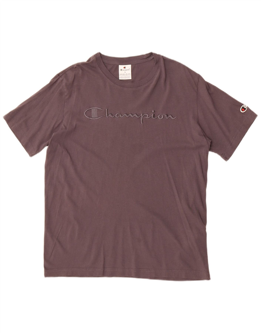 Champion Ανδρικό γραφικό T-Shirt Top Μικρό Γκρι βαμβακερό