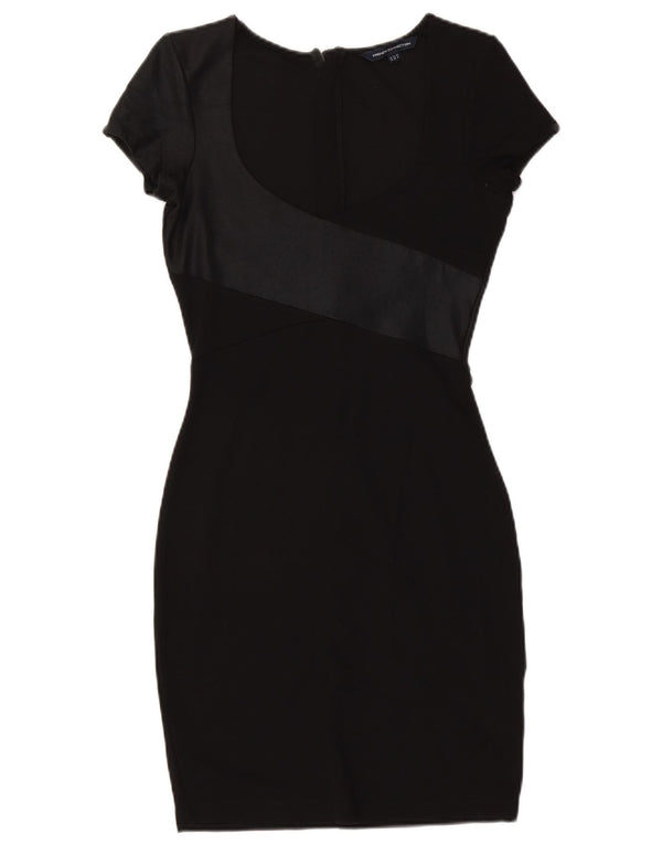 Γυναικείο Bodycon Φόρεμα French Connection UK 10 Small Black Viscose