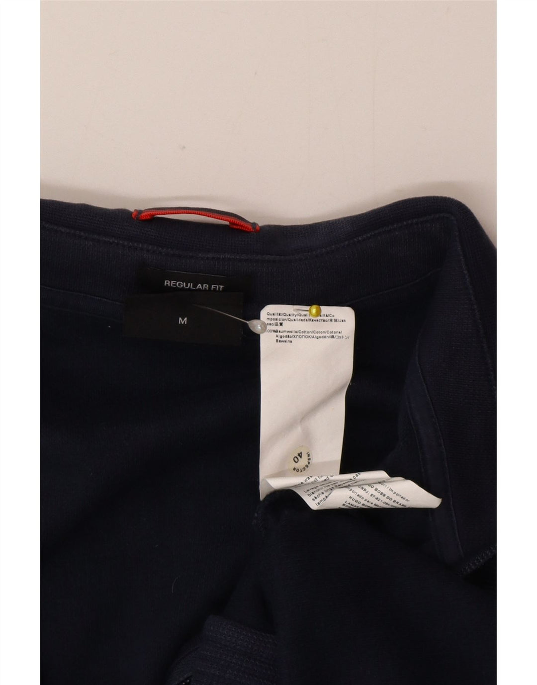 Ανδρική φόρμα Hugo Boss Regular Fit Μπουφάν μεσαίου μπλε από βαμβάκι