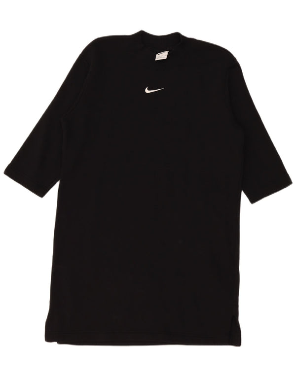 Γυναικείο μπλουζάκι Nike 3/4 με μανίκια UK 6 XS μαύρο βαμβακερό