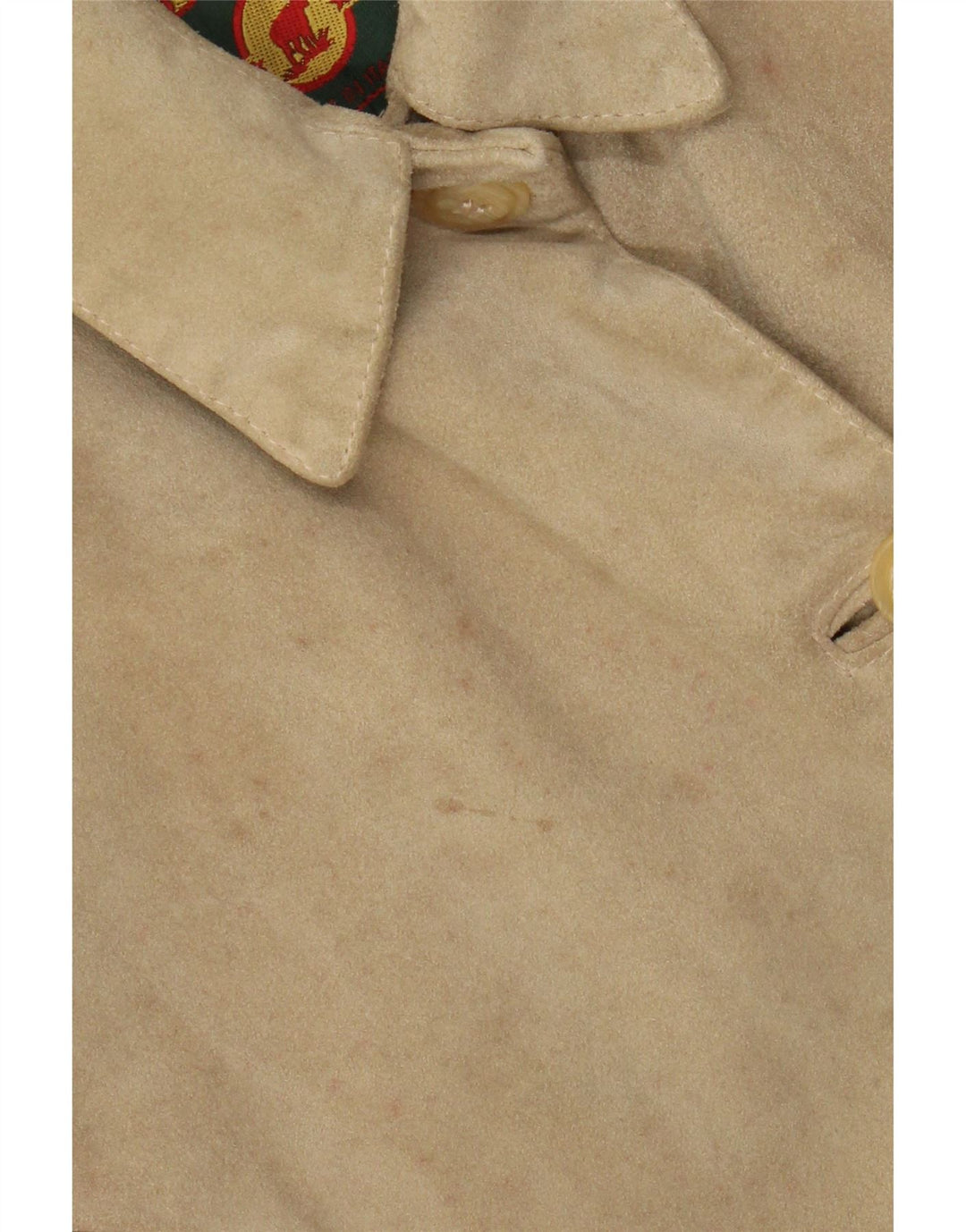 Vintage Γυναικείο Suede Jacket IT 46 Large Beige Leather