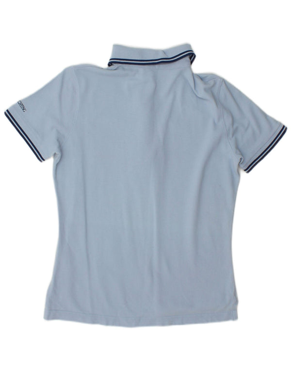 Marina Yachting Γυναικείο γραφικό πόλο μπλουζάκι UK 10 Small μπλε βαμβακερό