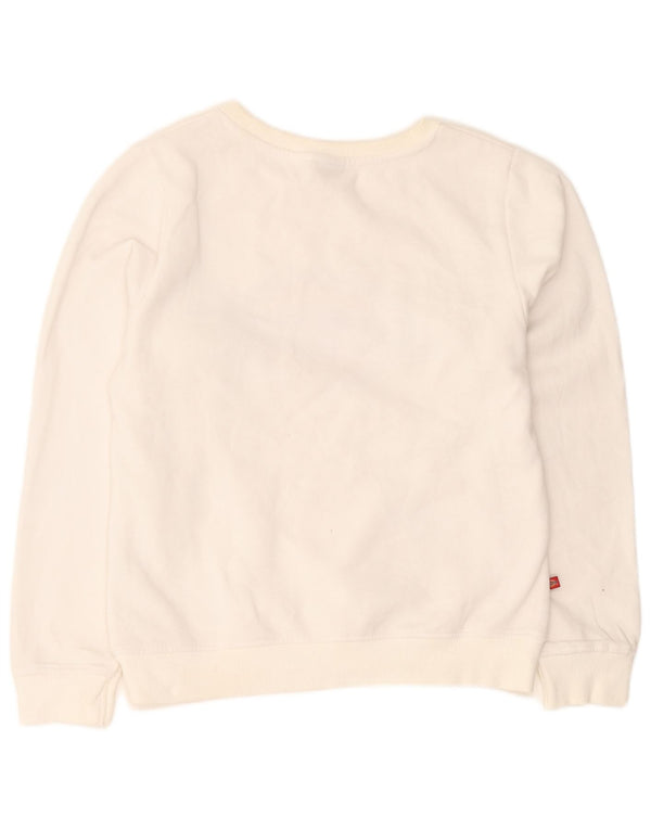 Γραφικό Φούτερ Dickies Boys Jumper 11-12 ετών Λευκό βαμβακερό