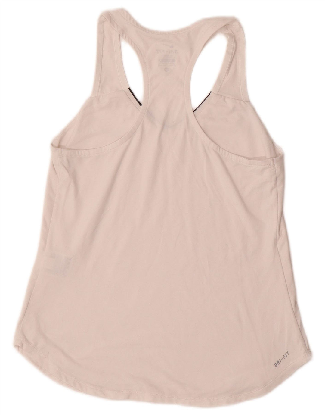 Γυναικείο γιλέκο NIKE Dri Fit Top UK 12 Μεσαίο λευκό πολυεστέρας