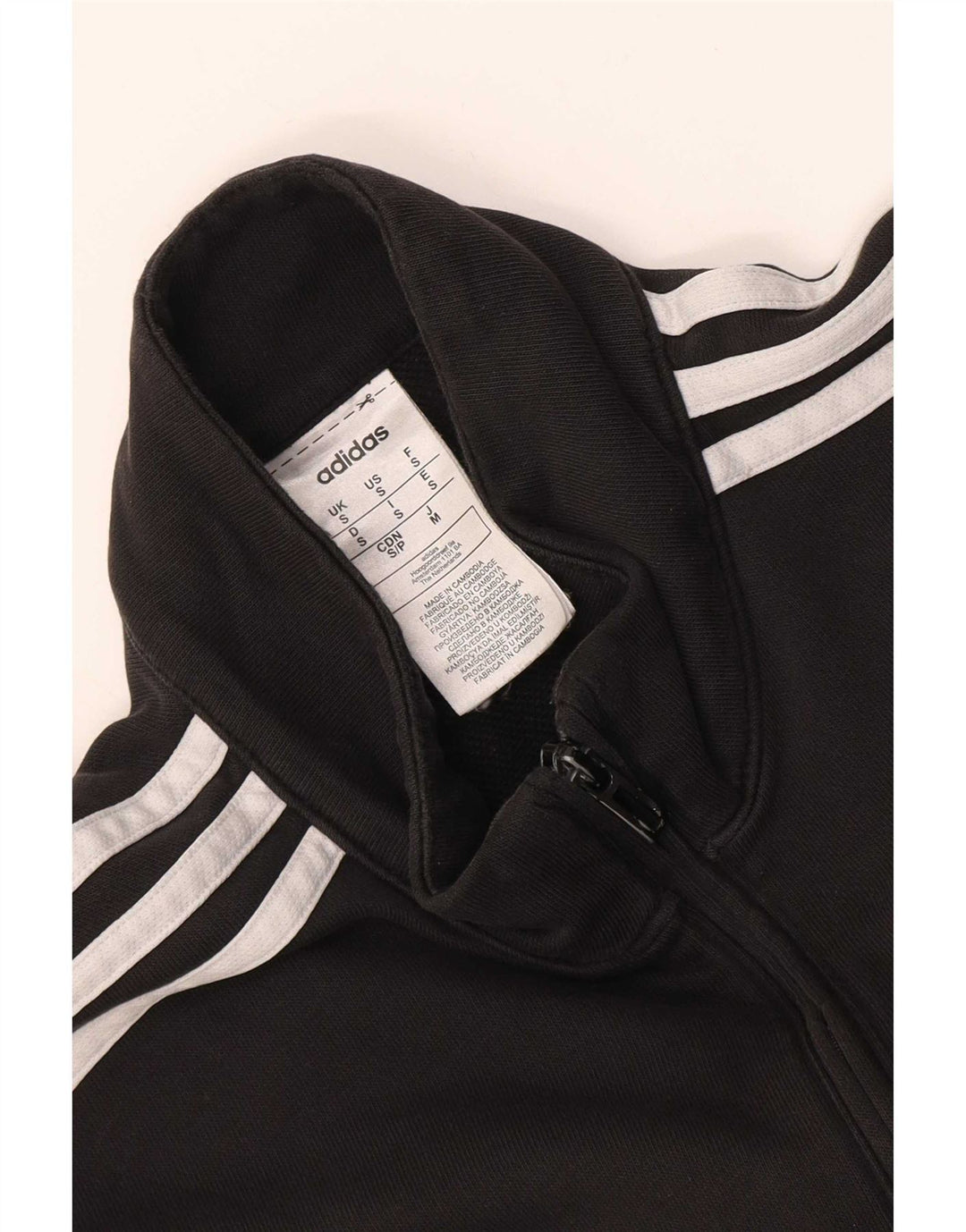 Ανδρική φόρμα Adidas Top Jacket Μικρό μαύρο βαμβακερό