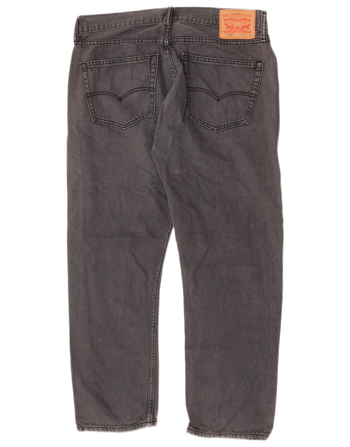 Levi's Mens 508 Straight Jeans W36 L27 Γκρι βαμβακερό