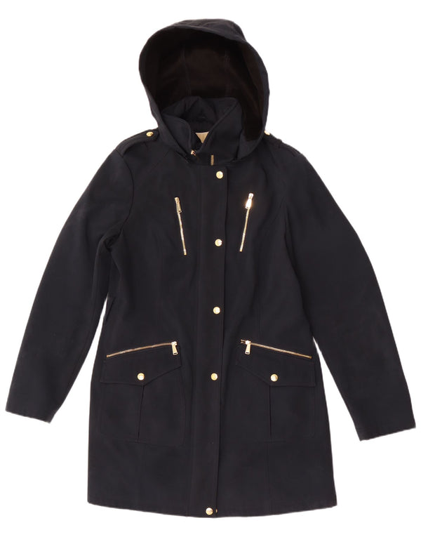 Michael Kors Γυναικείο Στρατιωτικό Παλτό UK 14 Medium Navy Blue