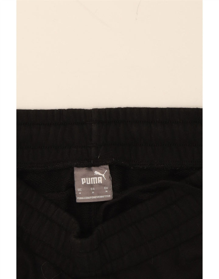 PUMA Womens Tracksuit Trousers Joggers UK 12 Medium  Black Vintage Puma and Second-Hand Puma from Messina Hembry 