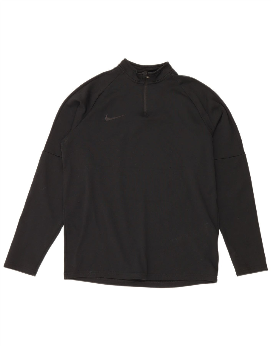 Φόρμα Nike Boys Dri Fit με φερμουάρ πουλόβερ φόρμα 13-14 ετών XL Μαύρο