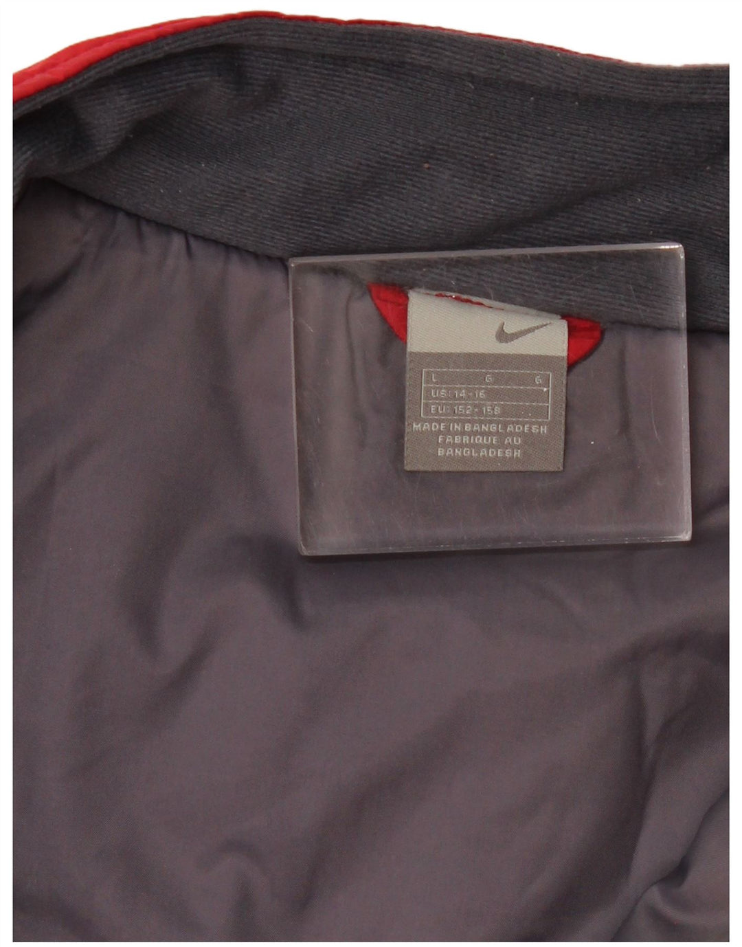 Μπουφάν NIKE Boys Windbreaker 12-13 Years Large Red Colourblock