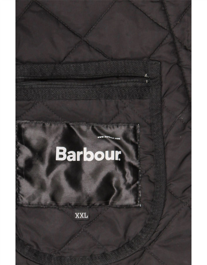 Ανδρικό καπιτονέ μπουφάν Barbour UK 44 2XL Μαύρο Πολυαμίδιο