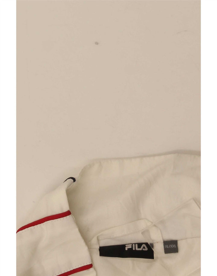Ανδρική φόρμα Fila Top Jacket XL Λευκός Πολυεστέρας