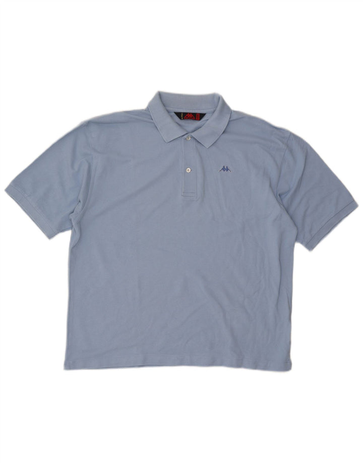 Ανδρικό μπλουζάκι πόλο Kappa XL Μπλε