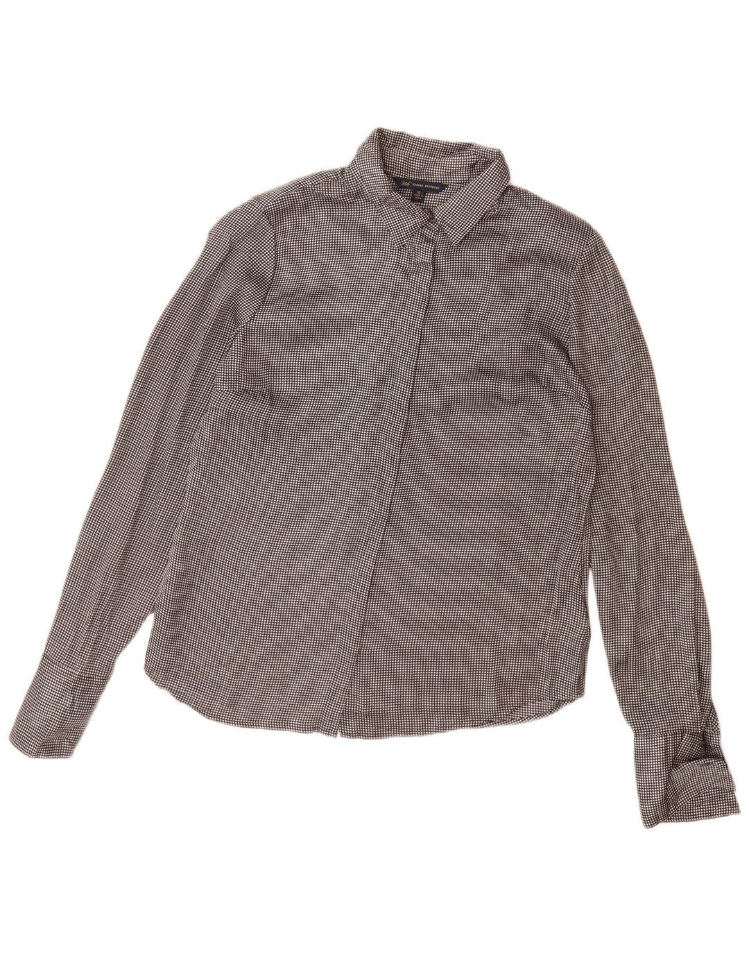Brooks Brothers Γυναικείο πουκάμισο 346 Μπλούζα US 12 Large Grey Polyester
