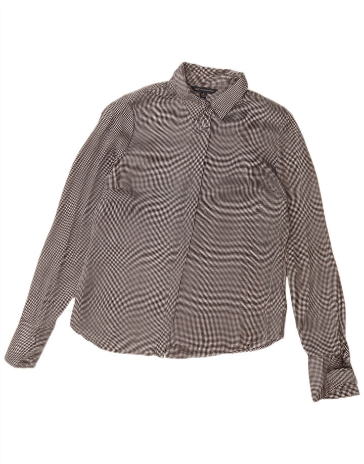 Brooks Brothers Γυναικείο πουκάμισο 346 Μπλούζα US 12 Large Grey Polyester