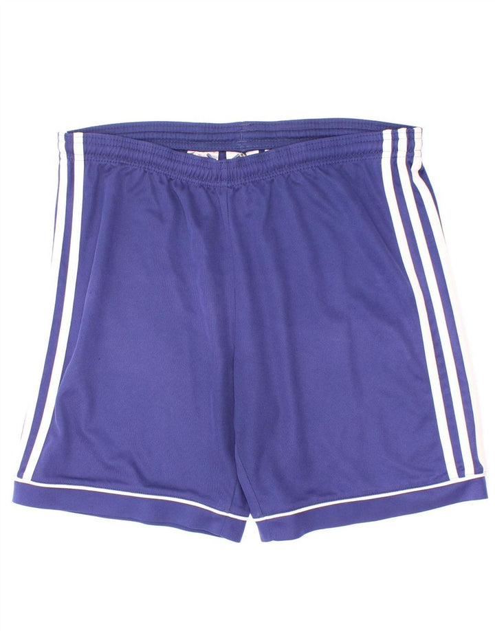 Adidas Boys Climalite σορτς 13-14 ετών μπλε πολυεστέρα