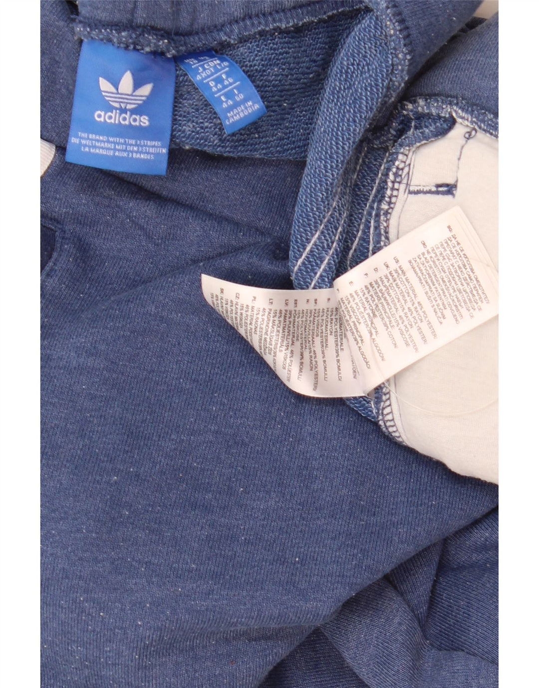 Adidas Γυναικεία φόρμα φόρμας Capri UK 16 Large Blue Polyester